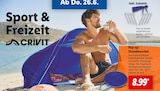 Pop-up-Strandmuschel im Angebot bei Lidl in Reutlingen Pop-up-Strandmuschel Angebote von CRIVIT bei Lidl Reutlingen für 8,99 €