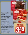 Lust auf Kuchen Hot Chocolate Brownie oder Erdbeer Cheesecake Angebote von Coppenrath & Wiese bei REWE Regensburg für 3,49 €