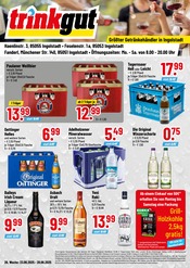 Aktueller Trinkgut Getränkemarkt Prospekt in Gaimersheim und Umgebung, "Größter Getränkehändler in Ingolstadt" mit 4 Seiten, 23.06.2025 - 28.06.2025