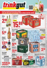 Aktueller Trinkgut Getränkemärkte Prospekt für Balve: Aktuelle Angebote mit 6} Seiten, 22.04.2024 - 27.04.2024