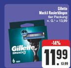 Mach3 Rasierklingen Angebote von Gillette bei EDEKA Altenburg für 11,99 €