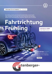 Volkswagen Prospekt für Bacharach: Fahrtrichtung Frühling, 1 Seite, 01.03.2023 - 31.05.2023