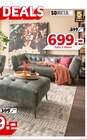 Sofa 2-Sitzer im Segmüller Prospekt zum Preis von 699,00 €