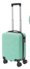 La valise cabine embossée verte - Bazarland à Angers La valise cabine embossée verte en promo chez Bazarland Angers à 19,99 €