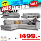 Seats and Sofas Wiesbaden - Brandon Ecksofa Angebot im Prospekt Brandon Ecksofa bei Seats and Sofas im Wiesbaden Prospekt für 1.499,00 €