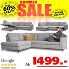 Seats and Sofas Fürth - Brandon Ecksofa Angebot im Prospekt Brandon Ecksofa bei Seats and Sofas im Fürth Prospekt für 1.499,00 €