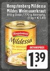 Mildessa Mildes Weinsauerkraut Angebote von Hengstenberg bei E center Dülmen für 1,39 €