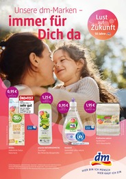dm-drogerie markt Prospekt für Bonn mit 4 Seiten dm-drogerie markt Prospekt für Bonn: "Unsere dm-Marken - immer für Dich da", 4 Seiten, 06.09.2023 - 30.09.2023