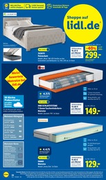 Lidl Matratze 90x200 im Prospekt 