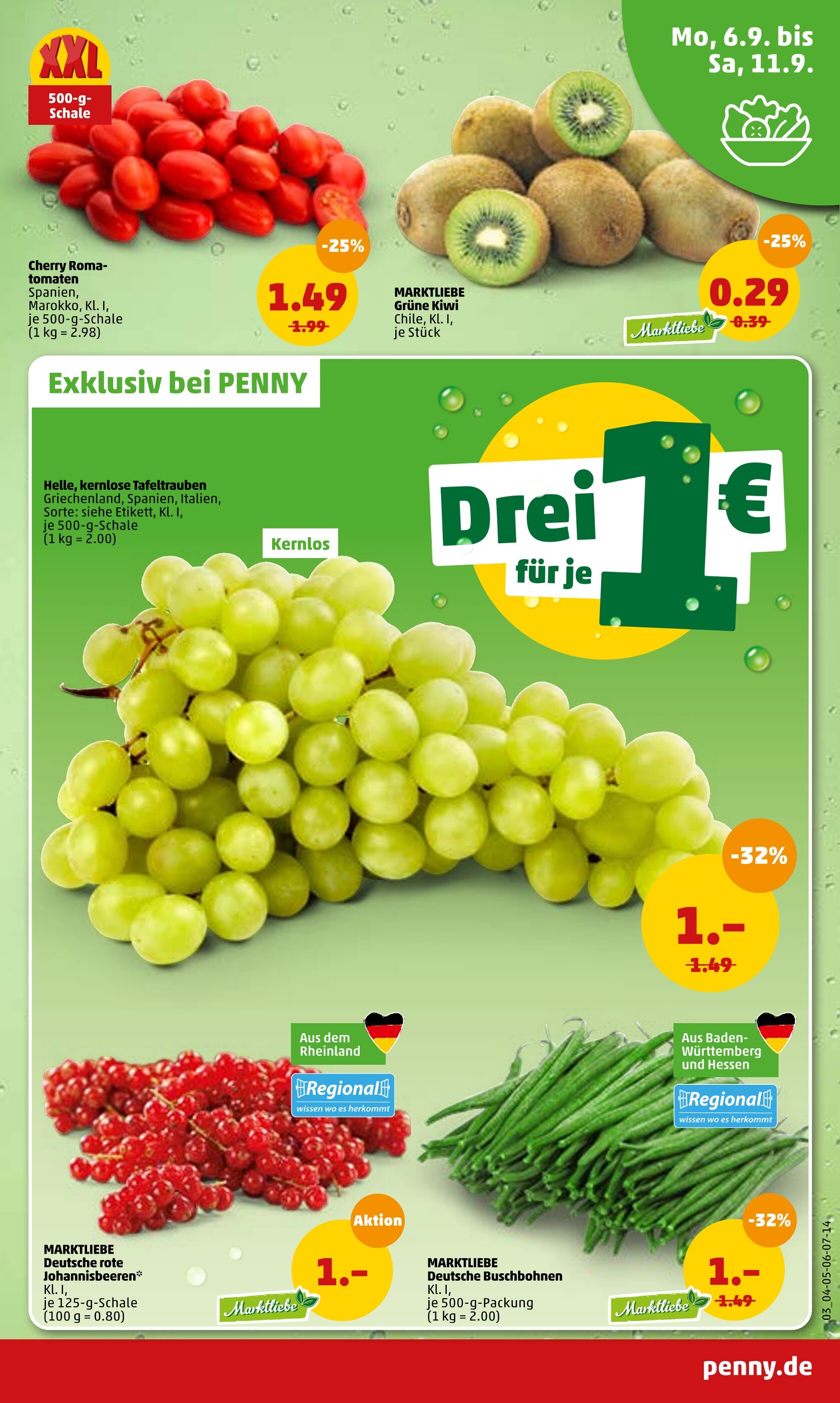 ALDI SÜD Grüne Bohnen Angebot und Preis aus dem aktuellen Prospekt