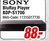Aktuelles BluRay Player BDP-S1700 Angebot bei expert in Offenbach (Main) ab 88,00 €