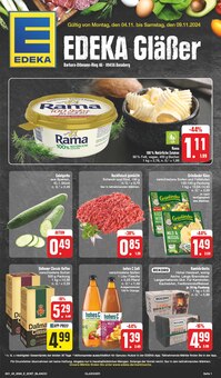 EDEKA Prospekt Wir lieben Lebensmittel! mit  Seiten