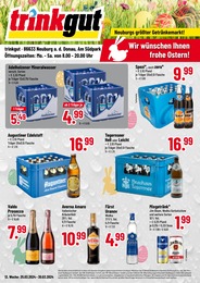 Aktueller Trinkgut Discounter Prospekt für Rohrenfels: Wir wünschen Ihnen frohe Ostern! mit 4} Seiten, 25.03.2024 - 30.03.2024