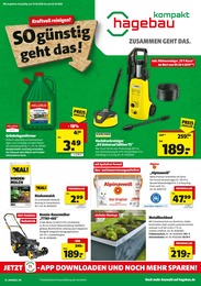 hagebau kompakt Prospekt für Oestrich-Winkel: "SO günstig geht das!", 8 Seiten, 15.03.2025 - 22.03.2025