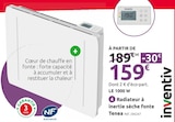 Promo Radiateur à inertie sèche fonte Tenea à 159,00 € dans le catalogue Mr. Bricolage à Châteaubernard