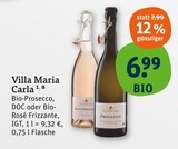 Bio-Prosecco DOC von Villa Maria Carla im aktuellen tegut Prospekt