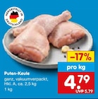 Aktuelle Pute Angebote bei Netto Marken-Discount in Heilbronn Aktuelles Puten-Keule Angebot bei Netto Marken-Discount in Heilbronn ab 4,79 €