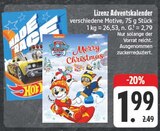EDEKA Altenburg - Lizenz Adventskalender Angebot im Prospekt Lizenz Adventskalender bei EDEKA im Altenburg Prospekt für 1,99 €