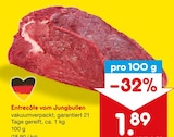 Aktuelles Entrecôte vom Jungbullen Angebot bei Netto Marken-Discount in Fürth ab 1,89 €