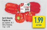 Paprika rot Angebote von Gut & Günstig bei diska Hof für 1,99 €