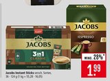 Instant Sticks Angebote von Jacobs bei Marktkauf Ravensburg für 1,99 €