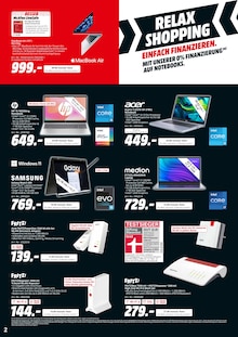 Notebook im MediaMarkt Saturn Prospekt "RELAX SHOPPING" mit 16 Seiten (Wolfsburg)