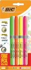 8 surligneurs highlighter grip - BIC en promo chez Intermarché 8 surligneurs highlighter grip - BIC dans le catalogue Intermarché