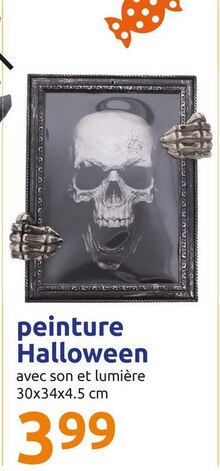 Peinture Halloween - Action à Thiais Peinture Halloween en promo chez Action Thiais à 3,99 €