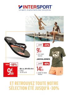 Prospectus Intersport en cours, "ET RETROUVEZ TOUTE NOTRE SÉLECTION ÉTÉ JUSQU'À -30%", page 1 sur 1