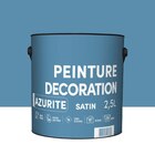 Peinture TDP décoration murs et boiseries bleu azurite satin 2,5L - TDP dans le catalogue Décor Discount