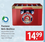 Hefe-Weißbier Angebote von Paulaner bei famila Nordost Stralsund für 14,99 €