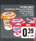 Aktuelles Sahne Joghurt Angebot bei EDEKA in Fürth ab 0,39 €