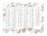 Calendrier souple - Septembre à Septembre 13x18 dans le catalogue Bureau Vallée
