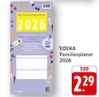 Familienplaner 2026 im Angebot bei EDEKA in Oberursel Familienplaner 2026 Angebote von EDEKA bei EDEKA Oberursel für 2,29 €