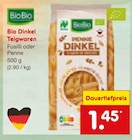 Bio Dinkel Teigwaren Angebote von BioBio bei Netto Marken-Discount Hof für 1,45 €