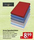 Lena Sund home Jersey-Spannbettlaken Angebote bei famila Nordost Celle für 8,99 €