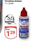 Türschloss-Enteiser im Angebot bei GLOBUS in Maintal Türschloss-Enteiser Angebote von ROBBYROB bei GLOBUS Maintal für 1,29 €