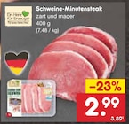 Schweine-Minutensteak im aktuellen Prospekt bei Netto Marken-Discount in Puchow