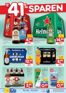 Bier im aktuellen Netto Marken-Discount Prospekt (Bremen) Bier im Netto Marken-Discount Prospekt "Aktuelle Angebote" mit 66 Seiten (Bremen)
