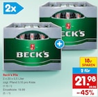 Aktuelle Becks Angebote bei Netto Marken-Discount in Münster Aktuelles Pils Angebot bei Netto Marken-Discount in Münster ab 21,98 €