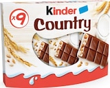 Kinder Country - Kinder en promo chez Lidl Rouen à 1,49 €