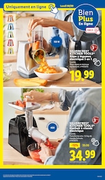Prix et réduction Hachoir électrique dans le prospectus Lidl en cours Offre Hachoir électrique dans le catalogue Lidl du moment à la page 57