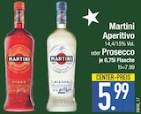 Aperitivo oder Prosecco von Martini im aktuellen EDEKA Prospekt für 5,99 €