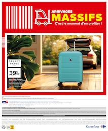 Prix et réduction Valise Rigide dans le prospectus Carrefour en cours Offre Valise Rigide dans le catalogue Carrefour du moment à la page 2