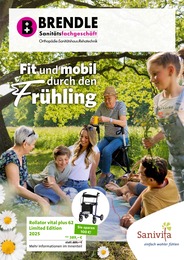 Aktueller Sanitätsfachgeschäft Brendle Sanitätshäuser Prospekt für Schwäbisch Gmünd: Fit und mobil durch den Frühling mit 6} Seiten, 13.03.2025 - 31.05.2025