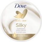 Body Creme Silky Angebote von Dove bei dm-drogerie markt Emden für 4,95 €