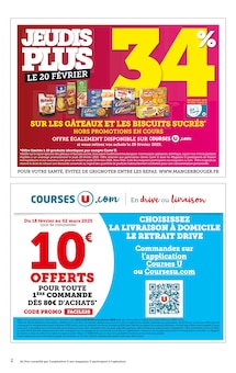 Prospectus Super U de la semaine "FOIRE AUX PETITS PRIX" avec 2 pages, valide du 18/02/2025 au 02/03/2025 pour Ingwiller et alentours