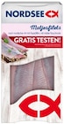 Matjesfilets oder Backfisch Angebote von Nordsee bei REWE Rodgau für 2,79 €