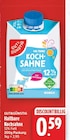 Haltbare Kochsahne von GUT & GÜNSTIG für 0,59 € bei E center im Angebot Haltbare Kochsahne von GUT & GÜNSTIG im aktuellen E center Prospekt