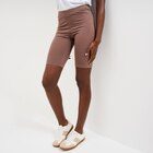 Short cycliste coton stretch marron cognac femme - La Halle Short cycliste coton stretch marron cognac femme à 5,99 € dans le catalogue La Halle